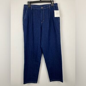 Vintage Liz Claiborne size 16 Women’s Blue Denim High Rise Trouser Jean Pants